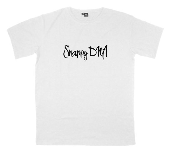 1-Snappy-DNA printed on a t-shirt