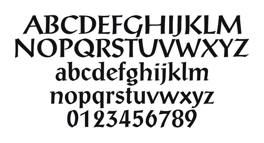 12-Post-Antiqua-Bold-07554: every letter, A to Z and a to z, and the numbers 0 to 9