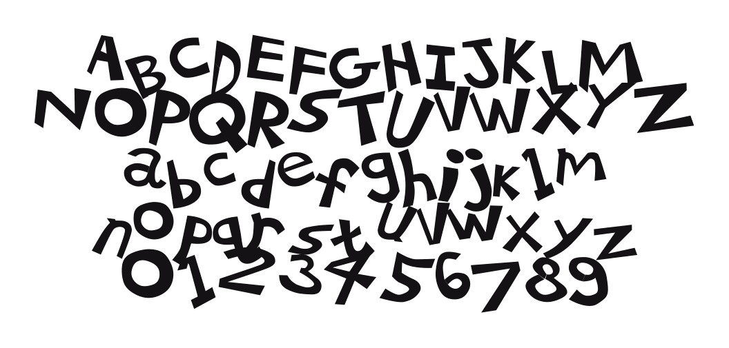 21-Kilobyte-Salute: every letter, A to Z and a to z, and the numbers 0 to 9