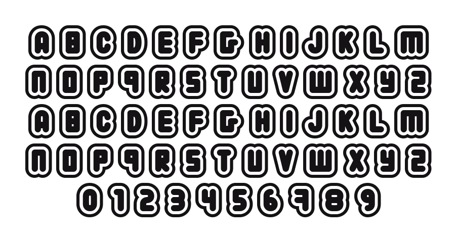 22-03: every letter, A to Z and a to z, and the numbers 0 to 9