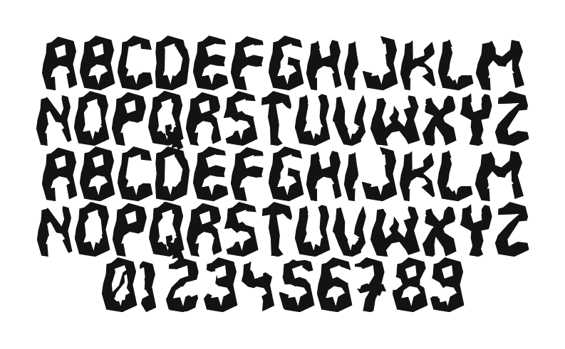 270-Fudge: every letter, A to Z and a to z, and the numbers 0 to 9