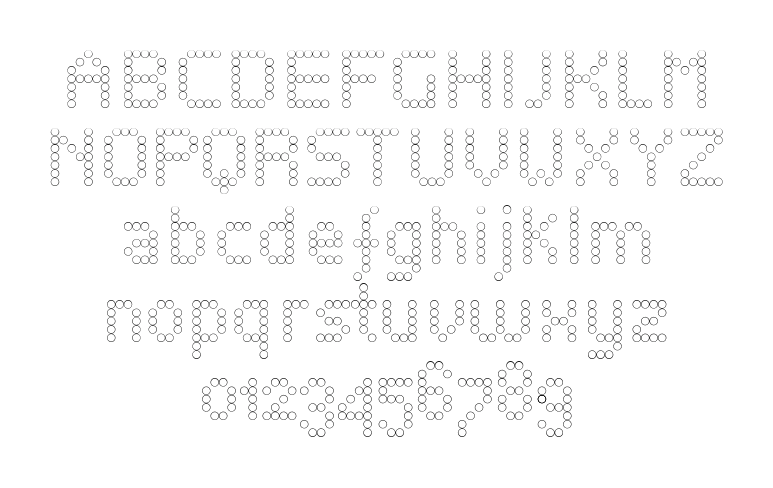 2BubbleBath: every letter, A to Z and a to z, and the numbers 0 to 9