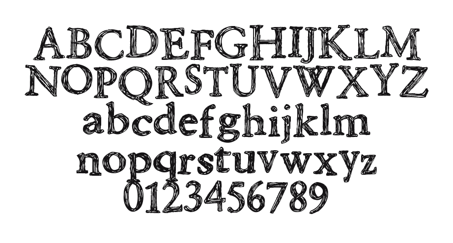 2Peas-Barn-Door: every letter, A to Z and a to z, and the numbers 0 to 9