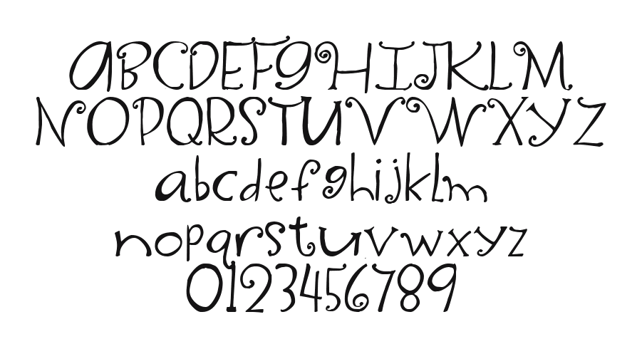 2Peas-David-Walker: every letter, A to Z and a to z, and the numbers 0 to 9