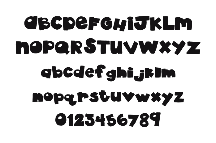 2Peas-Drama-Queen: every letter, A to Z and a to z, and the numbers 0 to 9