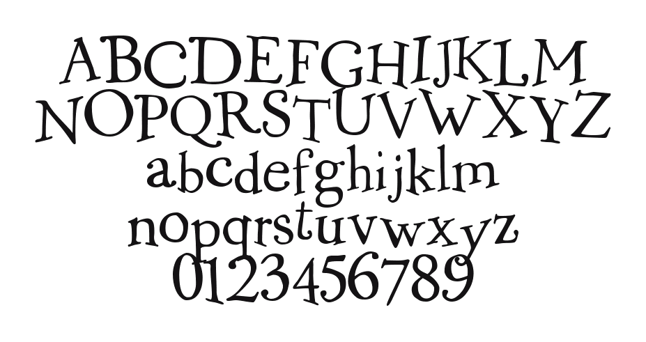 2Peas-Flea-Market: every letter, A to Z and a to z, and the numbers 0 to 9