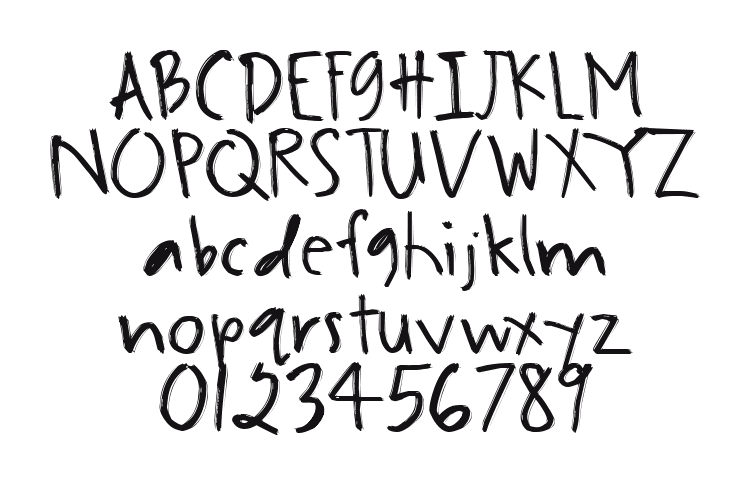 2Peas-In-A-Hurry: every letter, A to Z and a to z, and the numbers 0 to 9