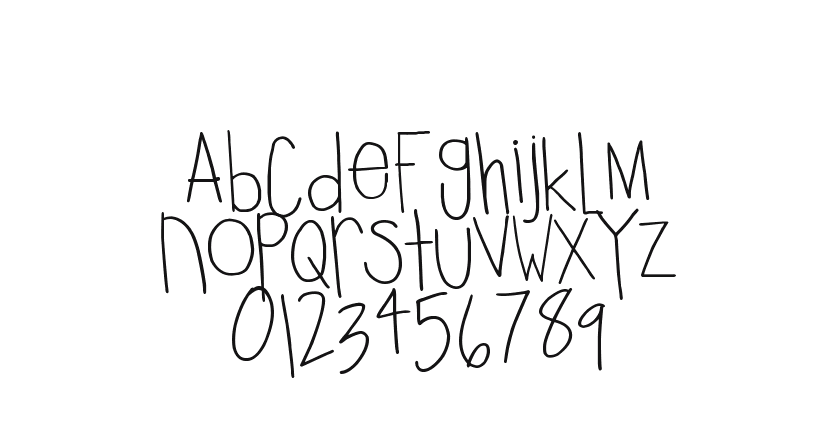 2peas-crazy-dreams: every letter, A to Z and a to z, and the numbers 0 to 9