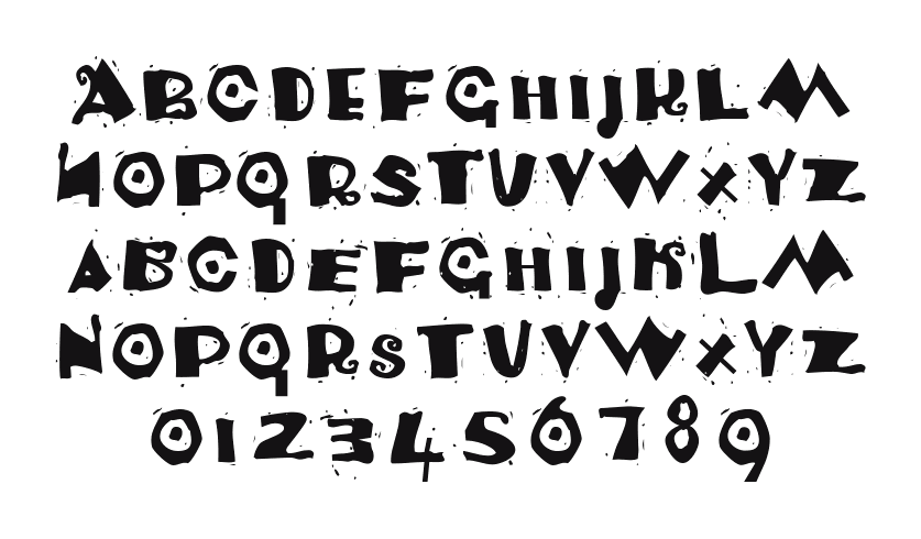 AIVenezia: every letter, A to Z and a to z, and the numbers 0 to 9
