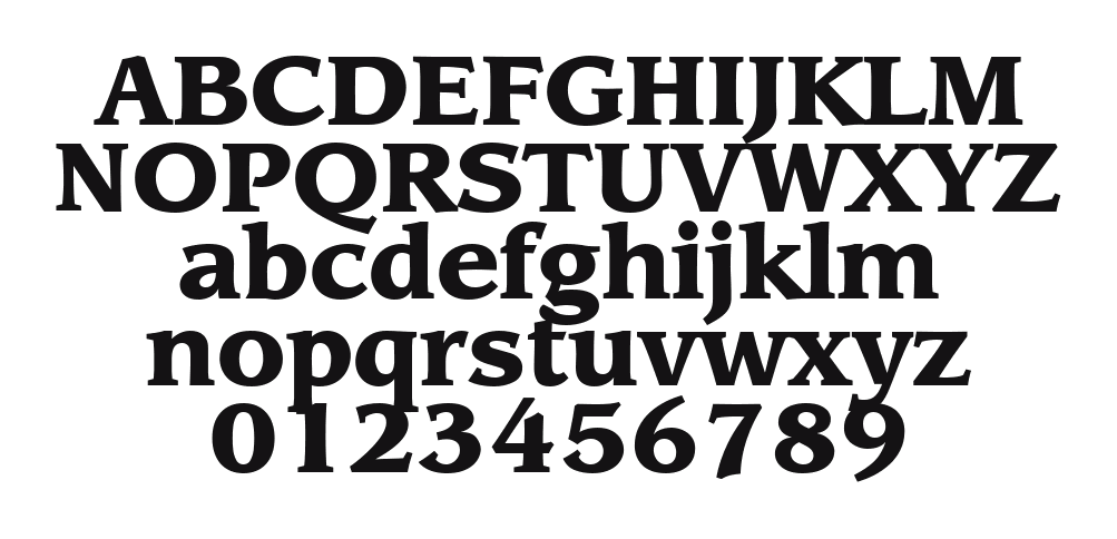Advisor-Black-SSi-Black: every letter, A to Z and a to z, and the numbers 0 to 9