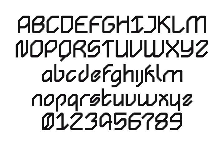 AngolRound-Black: every letter, A to Z and a to z, and the numbers 0 to 9