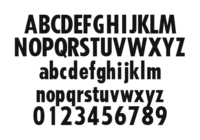ArcheBlackCondSSK: every letter, A to Z and a to z, and the numbers 0 to 9