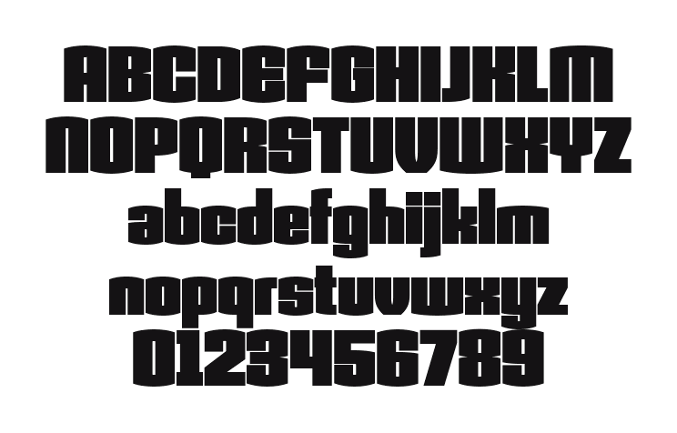 Armada-BlackCondensed: every letter, A to Z and a to z, and the numbers 0 to 9
