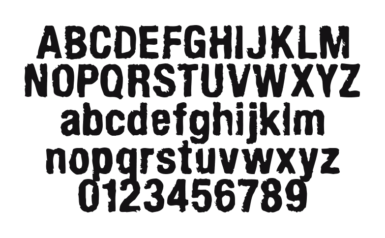 ArmyChalk: every letter, A to Z and a to z, and the numbers 0 to 9