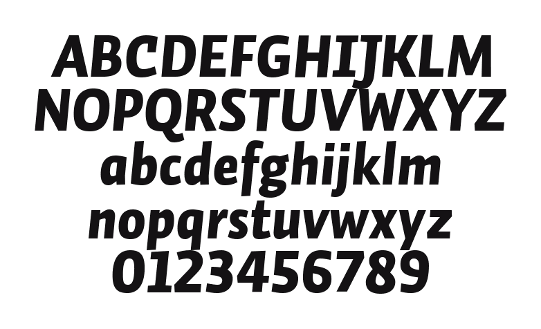 Auto1-BlackItalicLF: every letter, A to Z and a to z, and the numbers 0 to 9