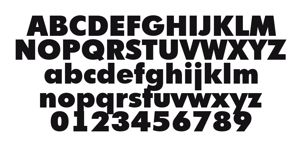 a_FuturicaExtraBlack: every letter, A to Z and a to z, and the numbers 0 to 9