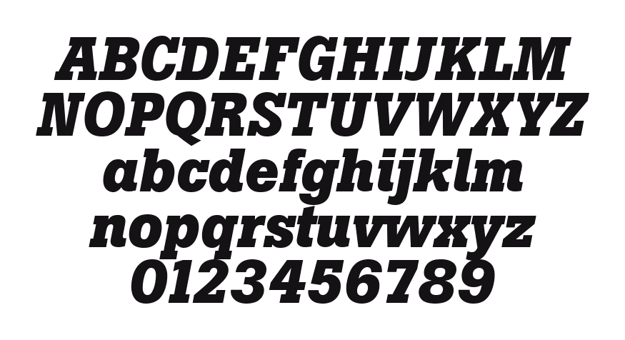 Boton-Bold-Italic 2: every letter, A to Z and a to z, and the numbers 0 to 9