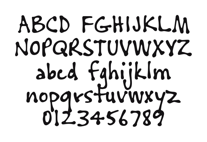 Cedar-Street: every letter, A to Z and a to z, and the numbers 0 to 9