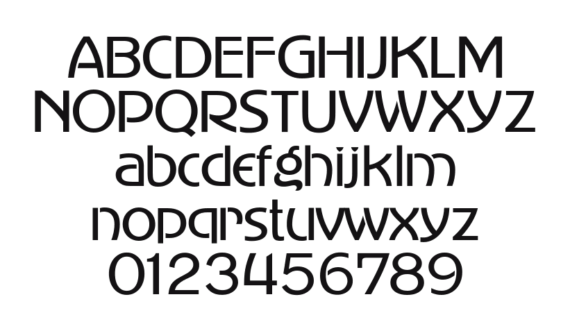 CgAdvertisersGothicLight: every letter, A to Z and a to z, and the numbers 0 to 9