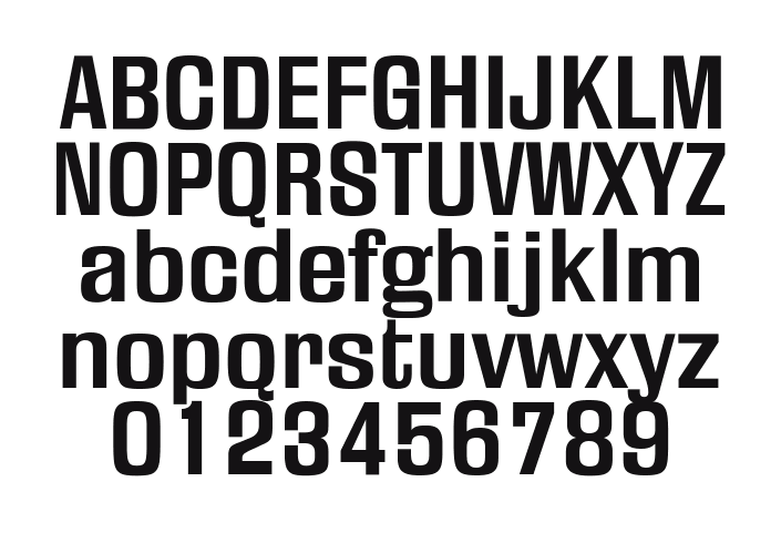 CgFiedlerGothic-Bold: every letter, A to Z and a to z, and the numbers 0 to 9