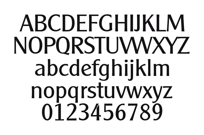 ClearlyGothic-Regular: every letter, A to Z and a to z, and the numbers 0 to 9