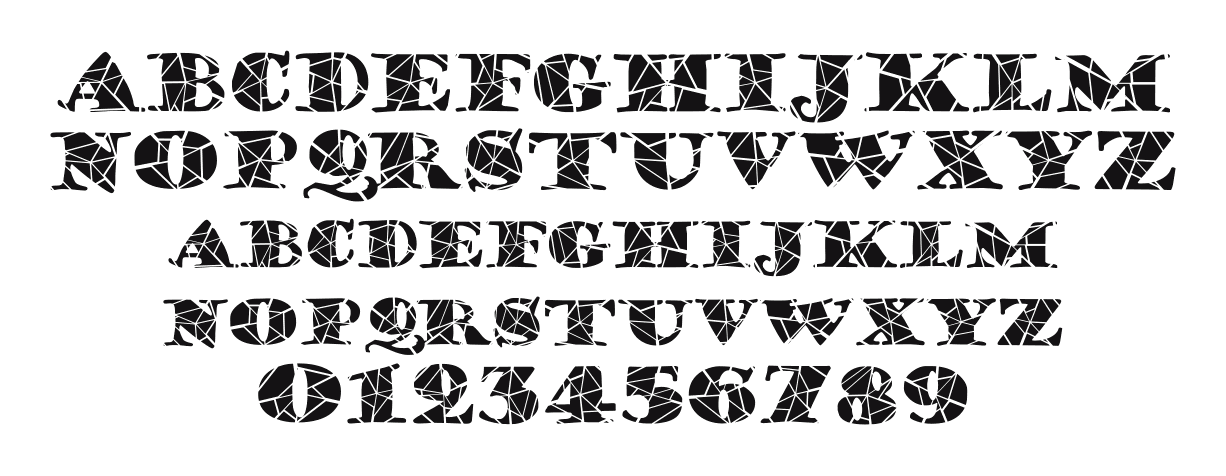 FZ-JAZZY-38-CRACKED: every letter, A to Z and a to z, and the numbers 0 to 9