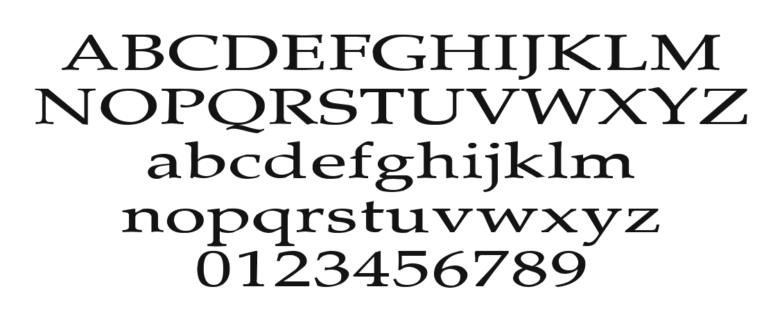 FZ-ROMAN-21-EX: every letter, A to Z and a to z, and the numbers 0 to 9