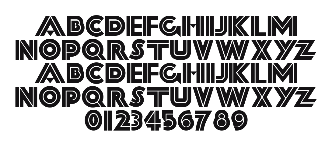 FortySecondStreetHB: every letter, A to Z and a to z, and the numbers 0 to 9