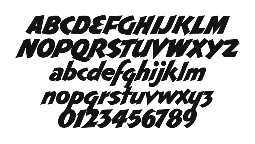 LHF-Cincinnati-Poster-SMOOTH: every letter, A to Z and a to z, and the numbers 0 to 9