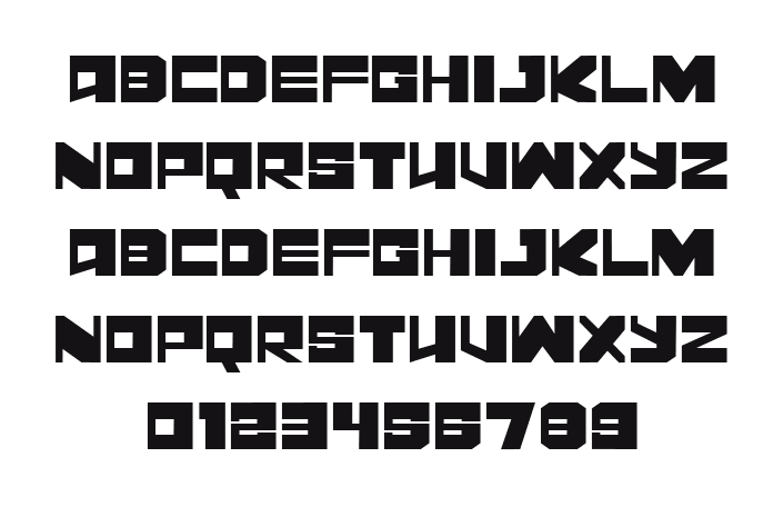 Leningrad-Disco: every letter, A to Z and a to z, and the numbers 0 to 9