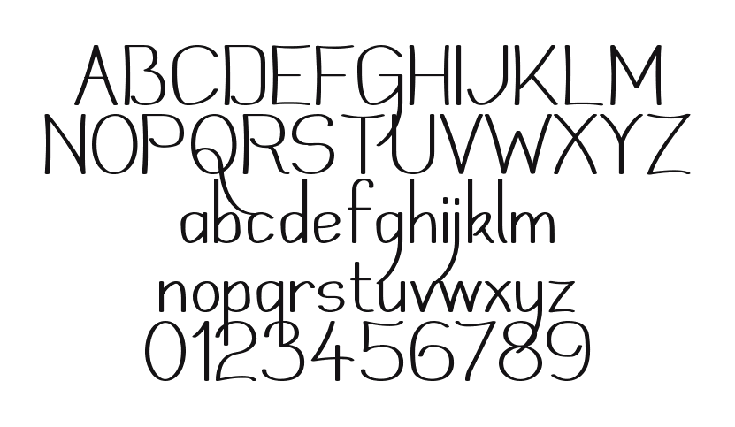Mechanihan: every letter, A to Z and a to z, and the numbers 0 to 9