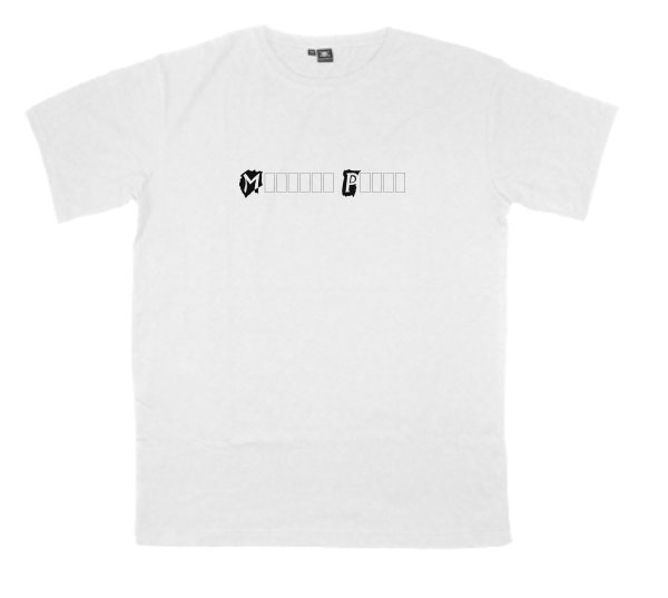Montage-Plain printed on a t-shirt