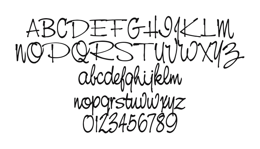 NevisonCasDEE: every letter, A to Z and a to z, and the numbers 0 to 9