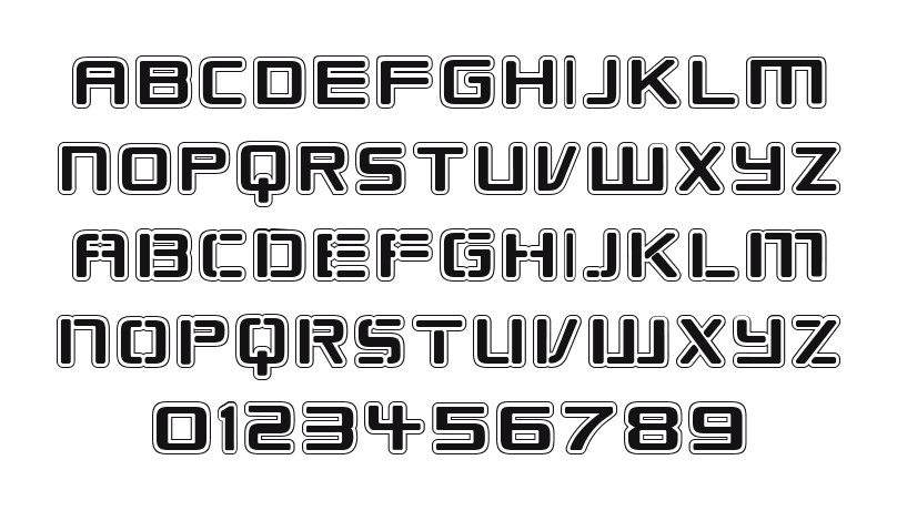 Republikaps---College: every letter, A to Z and a to z, and the numbers 0 to 9