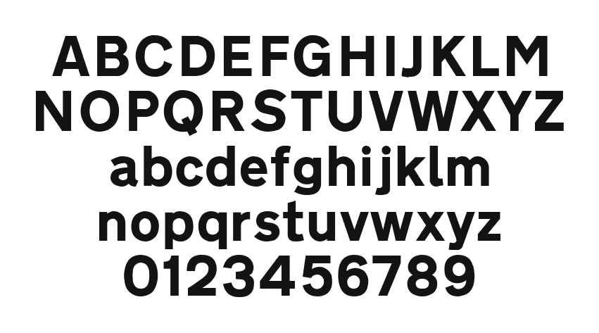 Roadgeek-2005-Transport-Heavy: every letter, A to Z and a to z, and the numbers 0 to 9