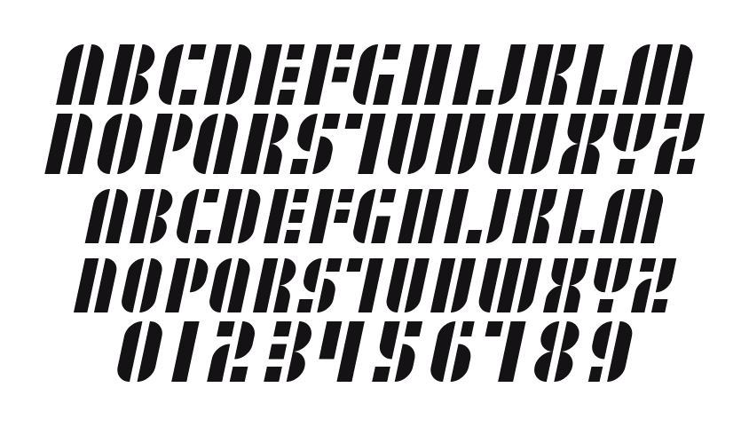 SF-RetroSplice-SC: every letter, A to Z and a to z, and the numbers 0 to 9