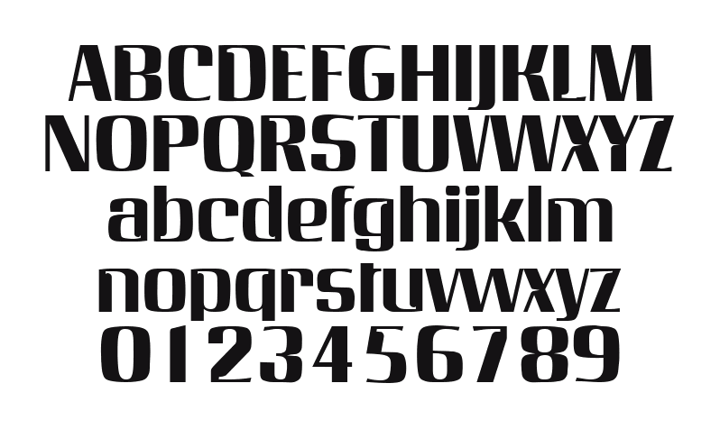 Steamer: every letter, A to Z and a to z, and the numbers 0 to 9