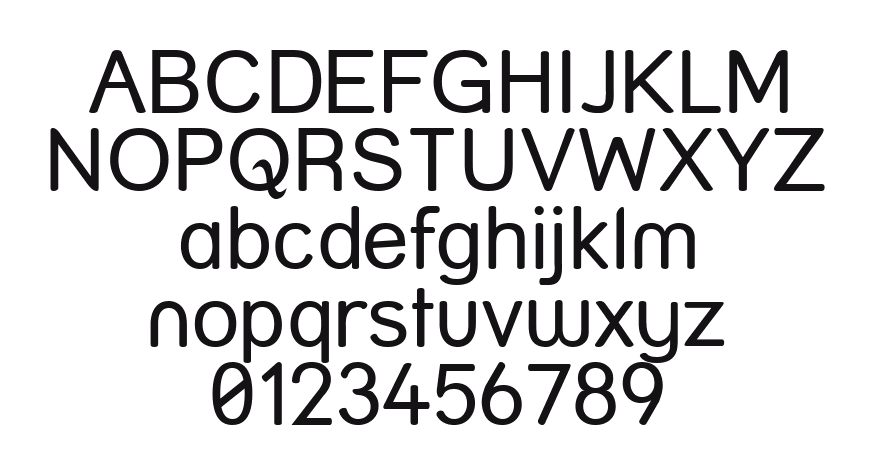 Street---Plain: every letter, A to Z and a to z, and the numbers 0 to 9