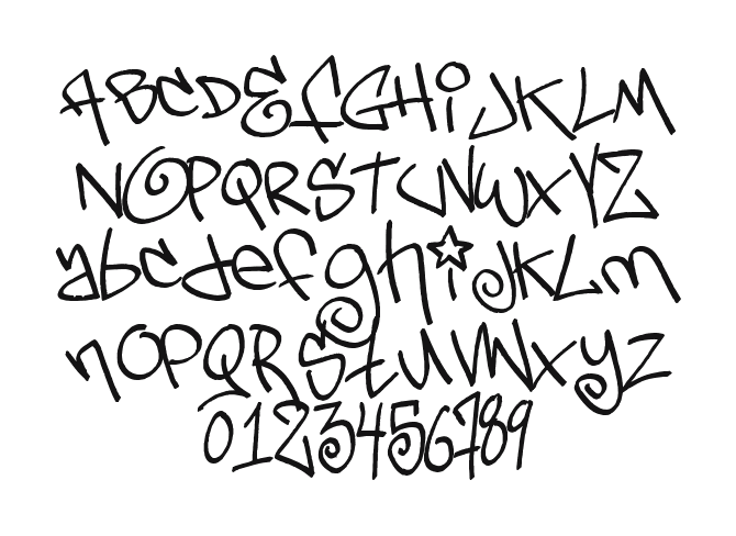 TagsXtreme2: every letter, A to Z and a to z, and the numbers 0 to 9