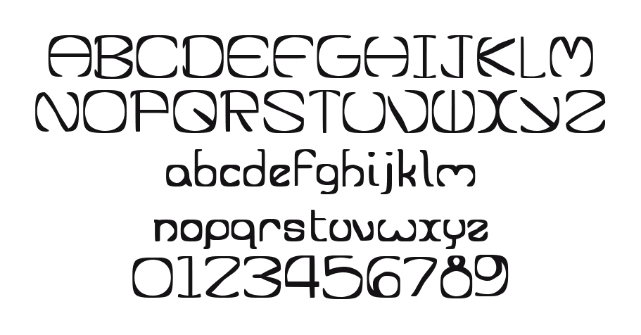 ZirkStressed: every letter, A to Z and a to z, and the numbers 0 to 9