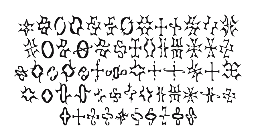 Zone23_foopy2: every letter, A to Z and a to z, and the numbers 0 to 9