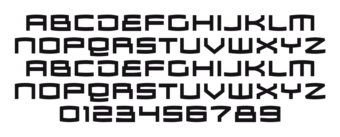 Zosma-Bold: every letter, A to Z and a to z, and the numbers 0 to 9