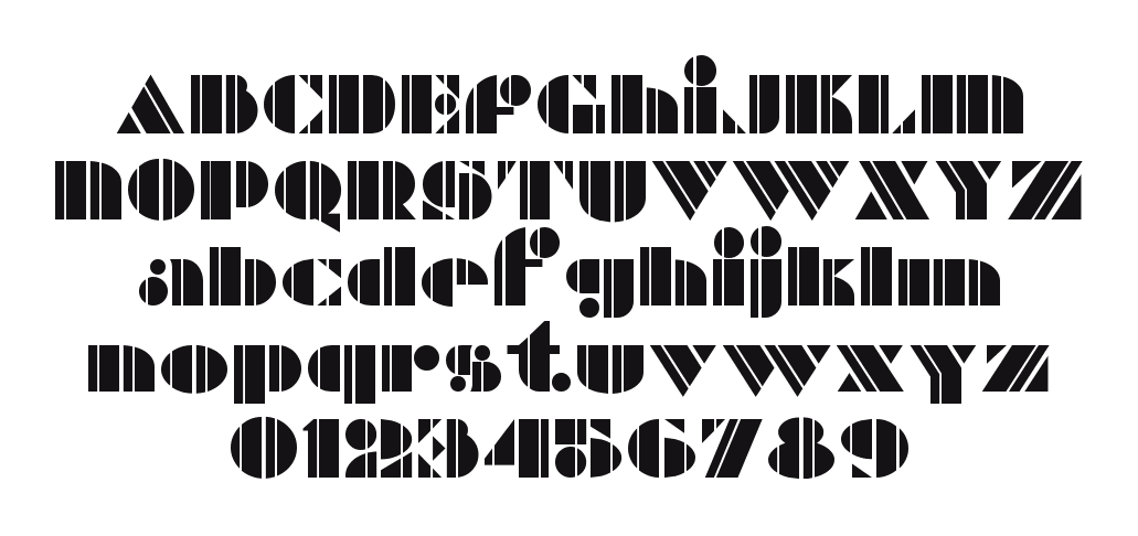 ZuiderZeeNF: every letter, A to Z and a to z, and the numbers 0 to 9