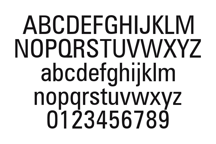 Zurich-Cn-BT: every letter, A to Z and a to z, and the numbers 0 to 9