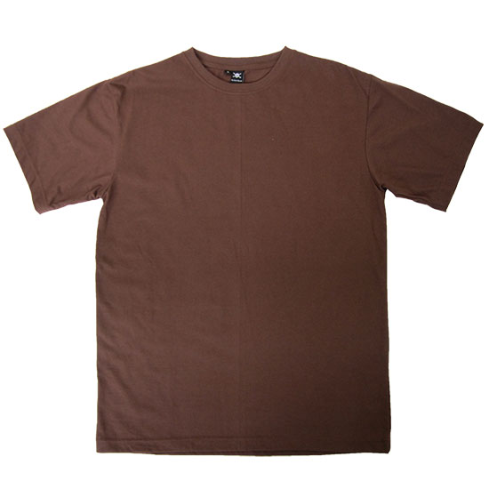 (T01S) T-shirt Standard in Fabric Color (2007) Brown in (210 GSM, 100% Cotton) Fabric ColorsStandard fabric for men shirtsFabric Specification100% Cotton210 Grams Per Square MeterPreshrunk materialThe fabric is preshrunk, but depending on the way you wash, the fabric might still have up to 2% of shrinkage more.