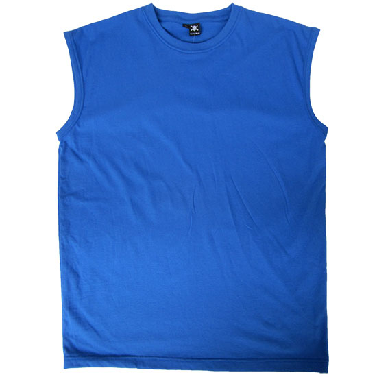 (T12S) Sleeveless T-shirt in Fabric Color (2036) Marine Blue in (210 GSM, 100% Cotton) Fabric ColorsStandard fabric for men shirtsFabric Specification100% Cotton210 Grams Per Square MeterPreshrunk materialThe fabric is preshrunk, but depending on the way you wash, the fabric might still have up to 2% of shrinkage more.